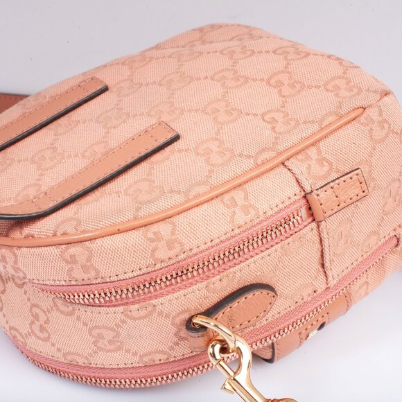 Authentic Gucci Pink GG Canvas Ophidia Mini Crossbody - Picture 4 of 16